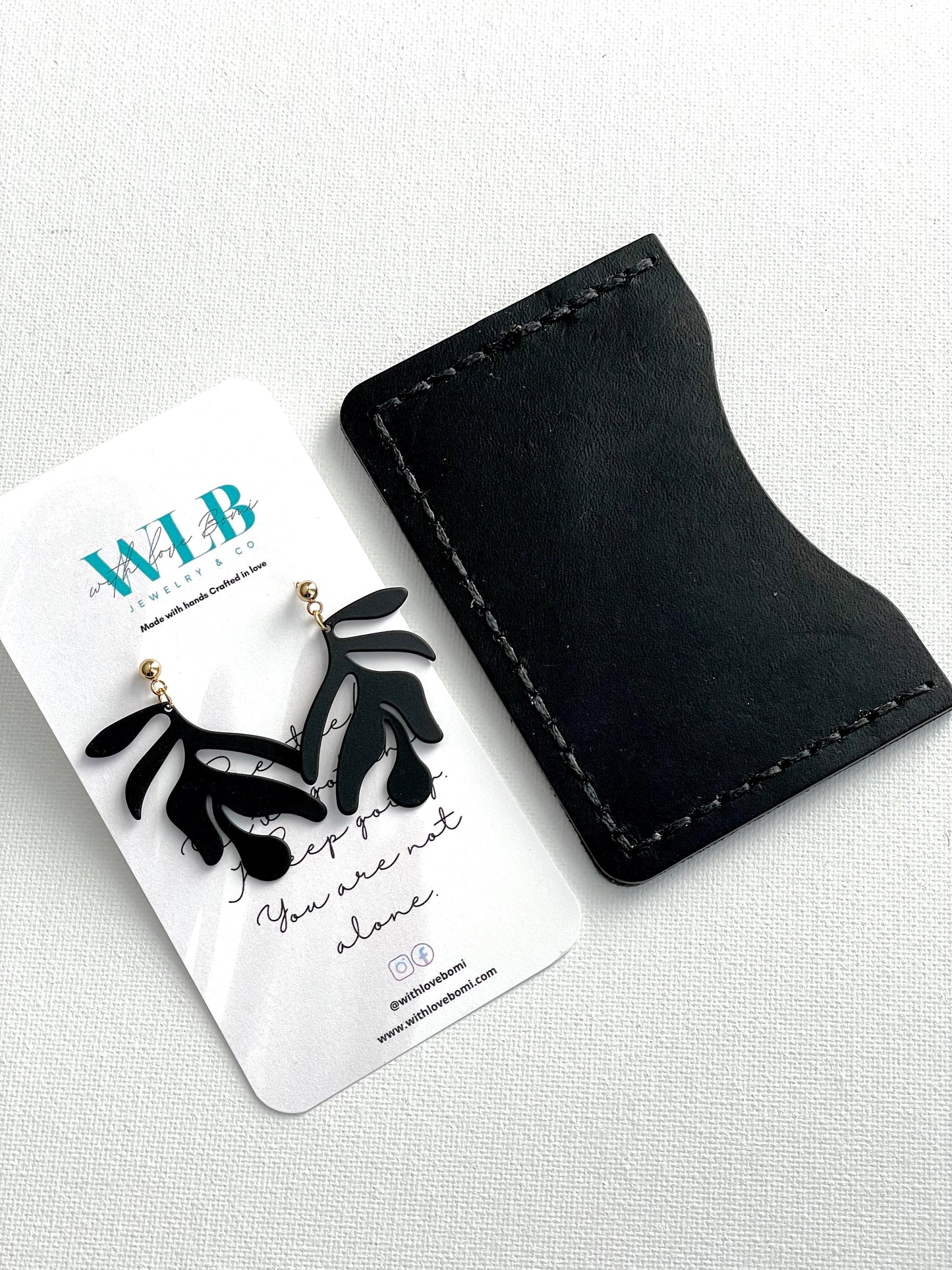 Minimalist Card Holder - Black